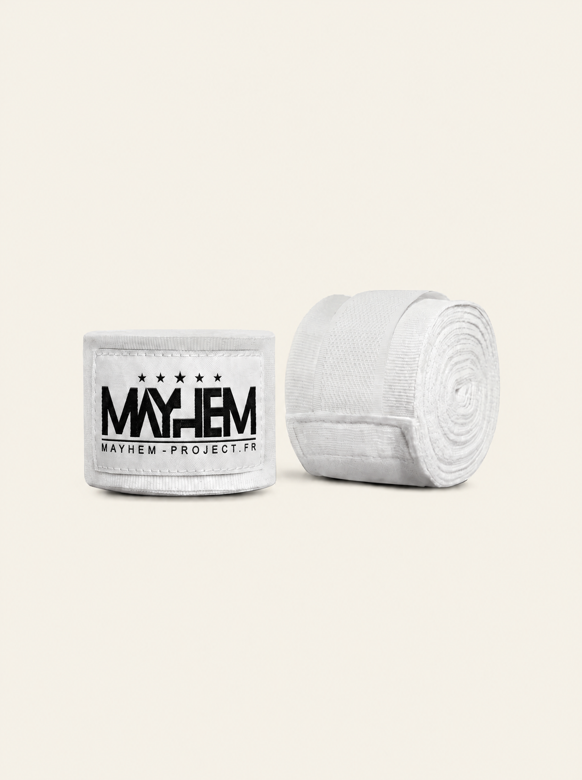 Bandes de boxe Mayhem blanches