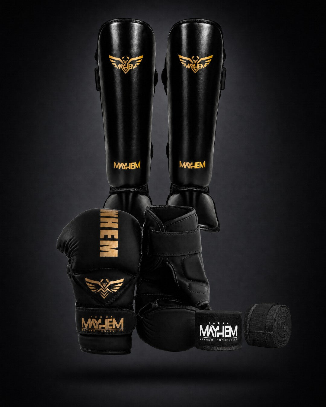 Pack MMA : STYX + Protège-tibias L1X + Bandes offertes