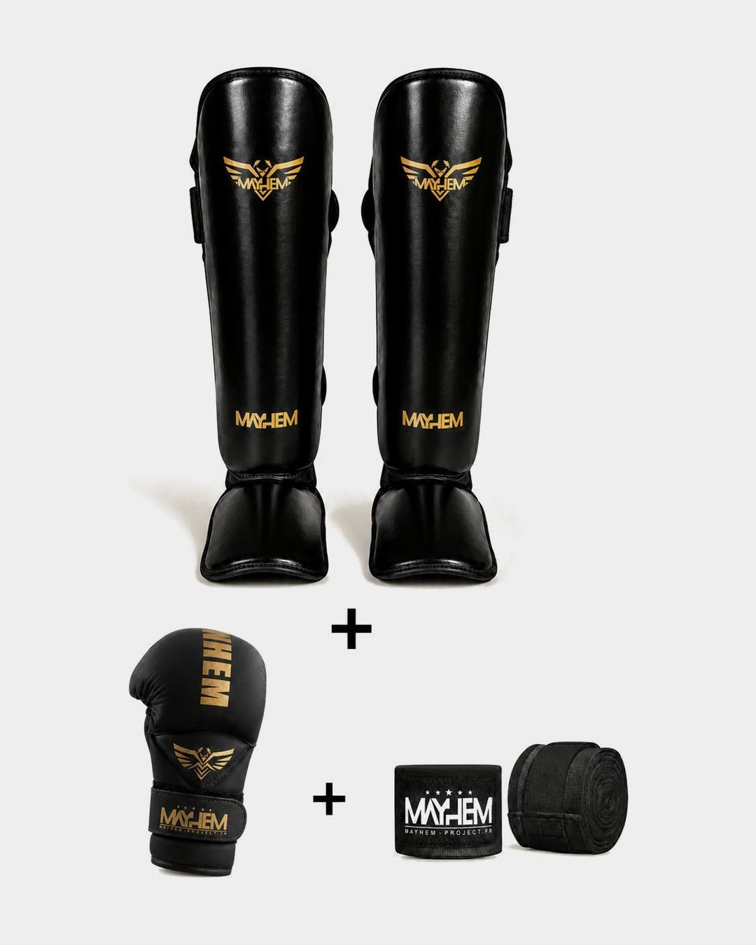 Pack MMA : STYX + Protège-tibias L1X + Bandes offertes